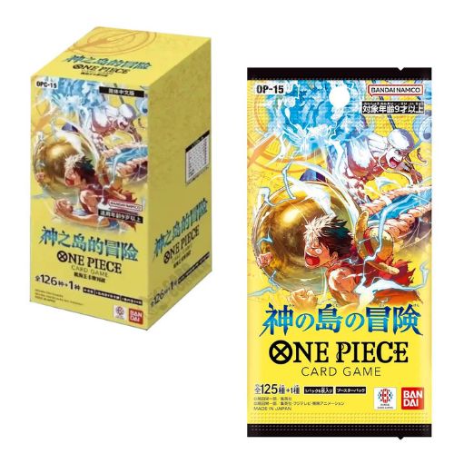 BANDAI NAMCO ONE PIECE Adventure on Kami’s Island (Japan Version) –  Carte Collezionabili – In bustina da 6 carte In Box…x24